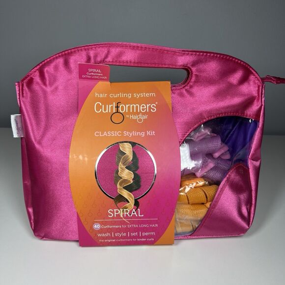 Curlformers by Hairflair Hair Curling System Spiral 40ct For Extra Long Hair NEW - Picture 1 of 3